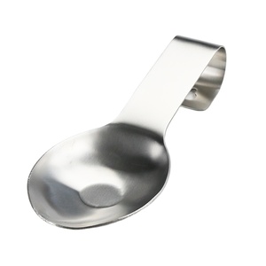 Supporto per <span class=keywords><strong>mestolo</strong></span> con spatola per poggia cucchiaio in acciaio inossidabile di alta qualità per impieghi gravosi - Product Image 1