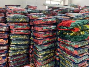 2024 grosir siap disiapkan poliester kustom dicetak Super lembut 195X235 CM 2 .9 KG selimut Mink awan - Product Image 6