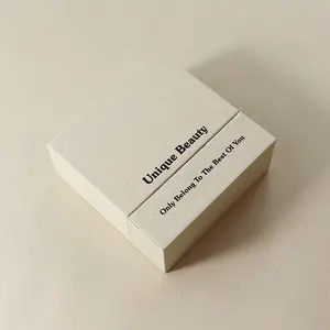 Eco friendly logotipo personalizado reciclable hecho a mano caja de regalo de embalaje para joyería collar pulsera anillos cajón caja de joyería de papel