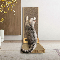 Planche à gratter murale en forme de L personnalisée en gros Planche à gratter pour chat en sisal Planche à gratter pour chat en carton
