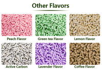 Usine Vente Saveurs Personnalisées Litière Pour Chat Propre Kitty Sable OEM Bande Tofu Litière Pour Chat Accessoire