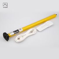 Moteur tubulaire A-OK AM25 1/25-ES-EZ rechargeable de 25 mm pour stores enrouleurs, connexion directe à Alexa, batterie intelligente