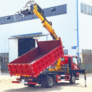 Grue montée sur camion HOWO de Chine avec pelle grue, fournie directement par l'usine - Product Image 5
