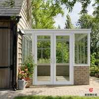 Véranda en aluminium MEXIN 6063-T5 avec double vitrage Low-E, serre, patio, jardin d'hiver, solarium, taille personnalisée