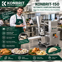 Machine à raviolis automatique de grande taille 150, 6000-10000 pièces/h, multifonctionnelle, pour empanadas, samosas, raviolis, en acier inoxydable 304