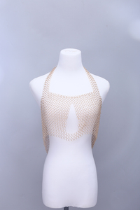 Corrente Corporal Feminina de Moda com Lantejoulas Brilhantes e Franjas – Joia Corporal <span class=keywords><strong>Sexy</strong></span> para Sutiã - Product Image 2