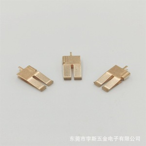 สปริงติดตั้งบนพื้นผิว Boss Surface Mount Springs F-54 ทองแดงเบริลเลียม สำหรับการใช้งานแบบสัมผัสที่มีการนำไฟฟ้าสูง - Product Image 1