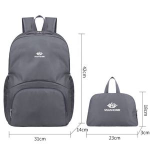 Mochila Deportiva Casual Unisex de Gran Capacidad con Forro de Tela Impermeable, Diseño Plegable para Viajes al Aire Libre, Senderismo y Uso Escolar - Product Image 3