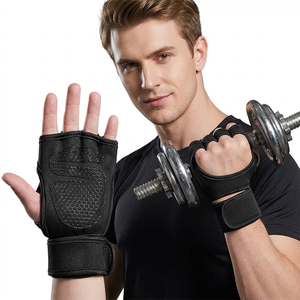 Gants de sport unisexes tendance, antidérapants, doux, respirants, en néoprène, avec support pour le poignet, pour la musculation, le cross-training - Product Image 1