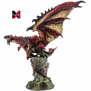 17CM Monster Hunter Game Dragon Figure Monsters Silver Rathalos Rathalos Azure Rathalos PVC Action Figure Collectible Model Toy