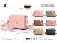 Sac bandoulière pour femme en microfibre, cuir synthétique, coque souple, fermeture éclair, toutes saisons, imprimé floral, sangle unique - Product Image 1