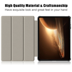 PU da trường hợp máy tính bảng cho Oppo Pad 3 12.1 "2024 trifold mỏng <span class=keywords><strong>PC</strong></span> cứng Bìa 12.1 inch máy tính bảng Vỏ bảo vệ - Product Image 3