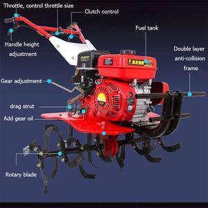RB 高品质多功能电动微耕机小型四轮驱动犁机耕耘机中耕机 - Product Image 2