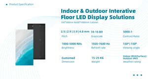 Tương tác không thấm nước p1.5 & p2.97 Disco <span class=keywords><strong>LED</strong></span> hiển thị cho câu lạc bộ đêm bên đám cưới sự kiện ngoài trời <span class=keywords><strong>LED</strong></span> sàn nhảy màn hình - Product Image 5