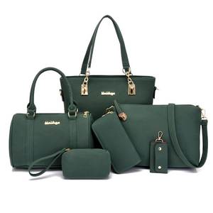 2025 Damen mehrteilige Mode handtaschen Set Damen Umhängetasche und Umhängetasche mit Reiß verschluss und Polyester futter - Product Image 1