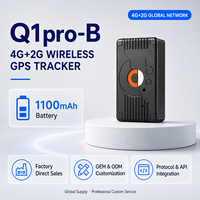 Traceur GPS sans fil 4G LTE OEM ODM avec WiFi LBS pour voiture et moto, étanche, magnétique, suivi par application Android, garantie 1 an