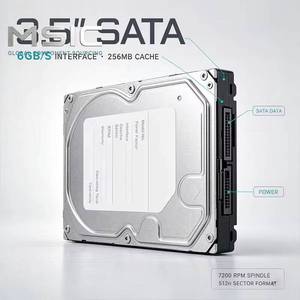 NUEVO Disco Duro para Servidor de 4 TB ST4000NM000B de 3,5'' SATA 7200 RPM y 256 MB para Servidor Empresarial, Almacenamiento RAID, Centro de Datos, DAS - Product Image 1