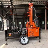 Machine de forage rotative pour puits d'eau Hongrun 200m