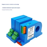 Transmisor de Corriente CA con Efecto Hall, Diseño Perforado, Sin Pérdida por Inserción, Aislamiento Magnetoeléctrico, RS-485, Sensor de Corriente DIN de 35 mm