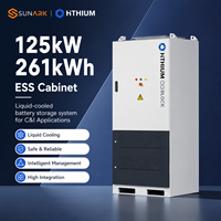 Sistema de Almacenamiento de Energía Todo en Uno HiTHIUM de 125kW y 261kWh con Refrigeración Líquida para Estaciones de Carga de Vehículos Eléctricos y Reducción de Picos de Demanda