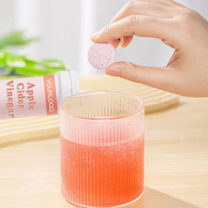 OEM発泡ビタミン剤（アップルサイダービネガー1000mg配合＆ビタミン<span class=keywords><strong>B6</strong></span>）消化器の健康と気分の調子を整えるアップル風味 - Product Image 1