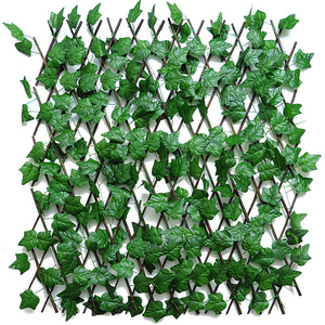 Siepe Artificiale di Bosso Verde, Recinzione in Foglie Artificiali di Plastica per Paesaggistica - Product Image 3