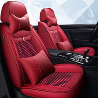 Fundas de Asiento de Coche Universales de Lino Transpirable Personalizadas, Juego Completo en Negro para Polo, M3, X5, Touareg, Estate, Bus, A5, Golf