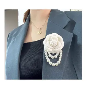 2024 ve áo hoa pins ngọc trai lớn giá rẻ cá nhân giá thấp broche iman hoa Trâm pins đối với phụ nữ