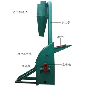 High Productivity Feed Crusher and Pellets Diesel Corn Cob Crusher Feed Processor