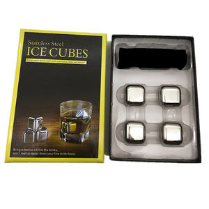 Juego de caja de regalo promocional Vino Licor Chillier Rocks Whisky Stone Cubos de hielo para Bowman Bowmore <span class=keywords><strong>Braes</strong></span> of Glenlivet - Product Image 4
