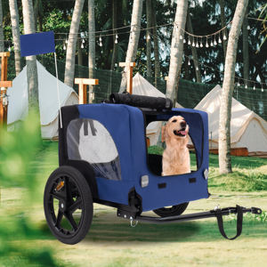 <span class=keywords><strong>Remorque</strong></span> vélo 2 en 1 pour bébé chien Poussettes pour animaux de compagnie de haute qualité Bicycle Trailer Cart - Product Image 1
