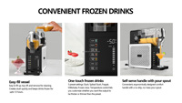 Máquina para Hacer Granizados Milano, 200W, Eléctrica, de Acero Inoxidable, para el Hogar, con 5 Programas Preestablecidos, Gran Oferta