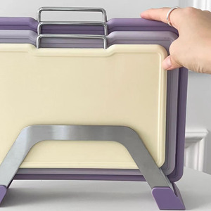Planche à découper en plastique antidérapant double face <span class=keywords><strong>violet</strong></span> 3 pièces de grande valeur - Product Image 2