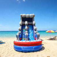 Toboggan aquatique gonflable en PVC commercial, utilisation intérieure/extérieure, pour adultes, enfants, écoles, centres commerciaux, maison, certifié CE, piscine