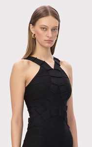 ベターガール 2026 ラマダン 高級 ブラック フィッシュテール 立体裁断 バンテージ イブニングドレス - Product Image 3