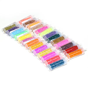 Set de Cuentas de Vidrio Japonesas Miyuki 116 Colores en Tubos de 10 Gramos para Fabricación de Joyería, Collares y Pulseras - Product Image 2