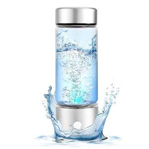 Bouteille d'eau inhalateur d'hydrogène silencieux 3000-6000PPB Machine d'inhalation riche en hydrogène Source d'alimentation électrique USB Bouteille en verre - Product Image 1