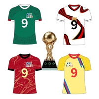 Herren Argentinien Fan-Set Trikot 2026 für Fußballtrikots 100% Polyester Schnelltrocknend & Atmungsaktiv Individuelle Teamnummern & Namen Auf Lager
