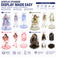 Mercancía de Anime, Soporte Acrílico, Impresión UV de Precisión, OEM y ODM Disponibles, Directo de Fábrica, Acrílico Esmerilado, Tablero de Mica