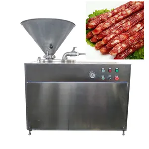 industrial commercial automatic hydraulic sausage maker filler stuffer filling making hot dog machine price for sale