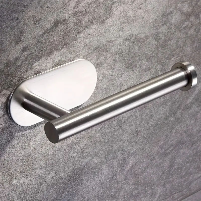 Good quality stainless steel tissue holder self adhesive wall mount paper towel holder/towel ring robe hook for kitchen/bathroom