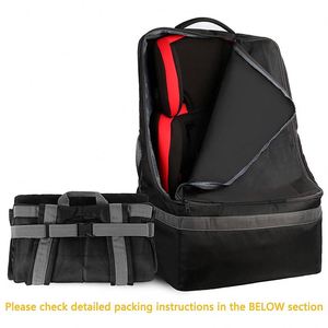 Sac de transport pour siège auto, grand et durable, avec rembourrage confortable, sac à dos pour siège auto, sac de voyage pour siège auto enfant/bébé, fabriqué en usine BSCI - Product Image 6