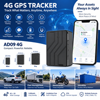 Traceur GPS 4G Magnétique Sans Fil pour Véhicules et Biens, Suivi en Temps Réel, Géolocalisation, Alarme d'Excès de Vitesse, Batterie Rechargeable, Mise à Jour OTA