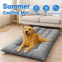 Tapis orthopédique pour chien avec housse amovible et lavable, protection de la colonne vertébrale, résistant aux griffures, rembourré et épais, pour grands chiens