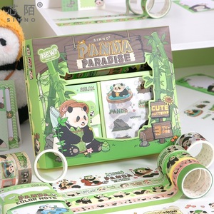 1 Coffret Cadeau de Planificateur Série Pleine d'Énergie, Nouveau, Élégant, avec Ruban Washi à Motifs de Dessins Animés, Idéal pour les Anniversaires - Product Image 2