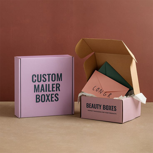 Cajas de Embalaje de Cartón Corrugado para Envíos de Cosméticos con Logotipo Impreso Personalizado, Cajas de Regalo Plegables con Forro de Esponja - Product Image 2