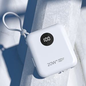 Cargador Portátil de Gran Capacidad 10000mAh, Banco de Energía con Interfaz USB, Carga Rápida, Pantalla LED, PD20W, Fuente de Alimentación Móvil - Product Image 5