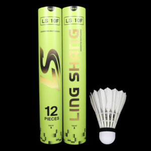 Volants de badminton LS10F en plumes d'oie de classe A, tête en liège composite à 2 couches, haute durabilité - Product Image 1