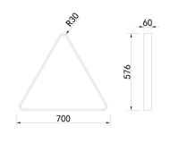 Panneau de signalisation routière en aluminium, alimenté à l'énergie solaire, haute visibilité, symbole triangulaire routier, panneau de signalisation