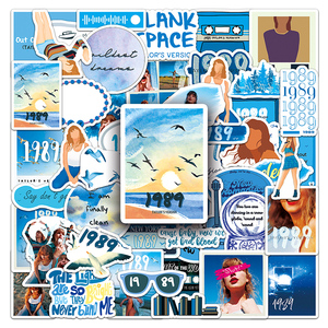 50 autocollants en vinyle imperméables en gros d'usine, autocollants personnalisés <span class=keywords><strong>Taylor</strong></span> <span class=keywords><strong>Swift</strong></span> 1989 Star Album pour la décoration d'ordinateurs portables - Product Image 2